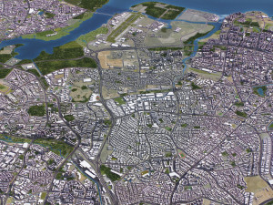 Singapore - 3D City Model Model 3D