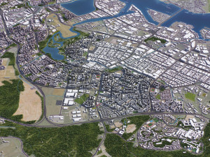 Singapore - 3D City Model Model 3D