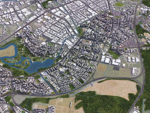 Singapore - 3D City Model Model 3D