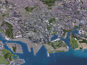Singapore - 3D City Model Model 3D