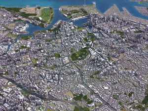 Singapore - 3D City Model Model 3D