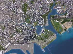 Singapore - 3D City Model Model 3D
