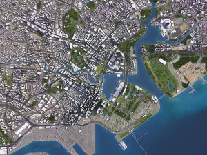 Singapore - 3D City Model 3D Model