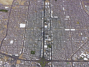 Ер-Ріяд - 3D модель міста 3D Модель