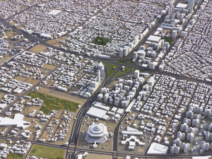 Riyadh - 3D City Model Modèle 3D