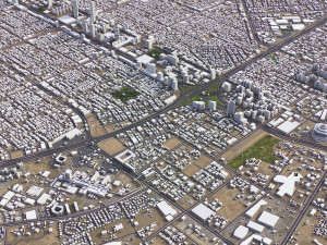 Riyadh - 3D City Model Modèle 3D