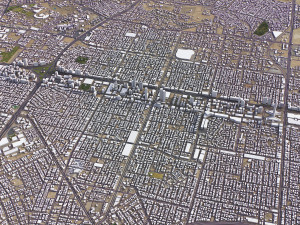 Riyadh - 3D City Model Modèle 3D