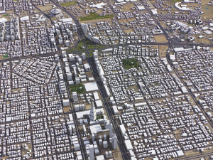 Riyadh - 3D City Model Modèle 3D