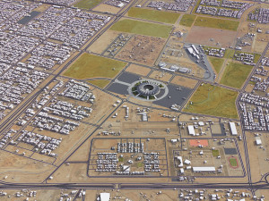 Riyadh - 3D City Model Modèle 3D