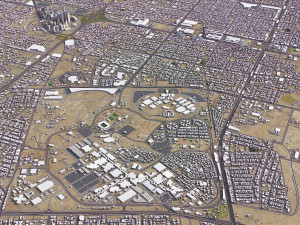 Riyadh - 3D City Model Modèle 3D