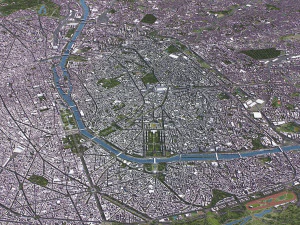 Paris - 3D City Model 3D Model