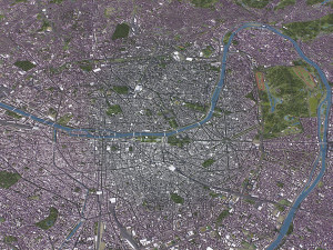 Paris - 3D City Model Modelo 3D