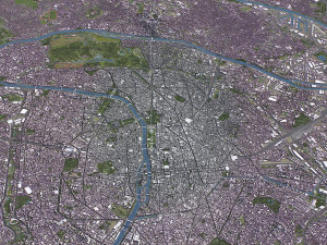 Paris - 3D City Model Modelo 3D