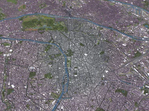 Paris - 3D City Model 3D Model