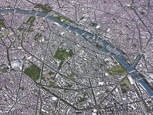 Paris - 3D City Model 3D Model