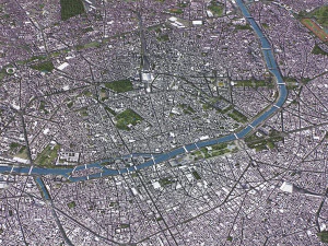 Paris - 3D City Model 3D Model