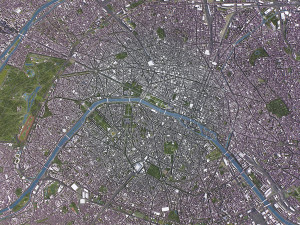 Paris - 3D City Model Modelo 3D