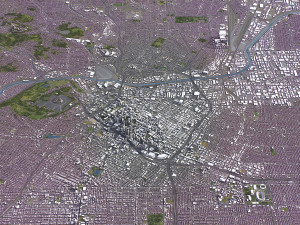 Los Angeles - 3D City Model 3D Model