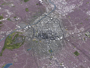 Los Angeles - 3D City Model 3D Model