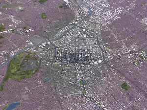 Los Angeles - 3D City Model 3D Model