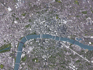 London - 3D City Model 3D Model