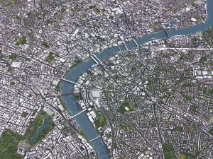 London - 3D City Model 3D Model