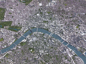 London - 3D City Model 3D Model