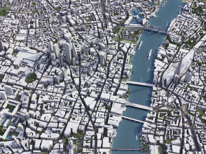 London - 3D City Model 3D Model