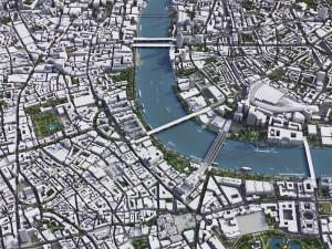London - 3D City Model 3D Model