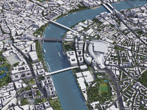 London - 3D City Model 3D Model
