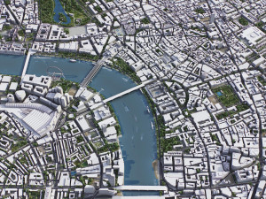 London - 3D City Model 3D Model