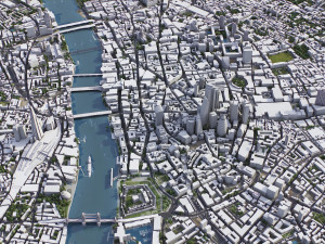 London - 3D City Model 3D Model