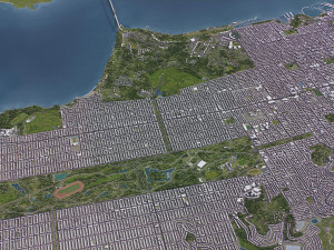 San Francisco - 3D City Model 3Dモデル
