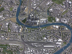 Moscow - 3D City Model 3D Модель