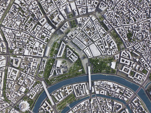 Moscow - 3D City Model 3D Модель