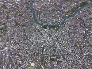Moscow - 3D City Model 3D Модель