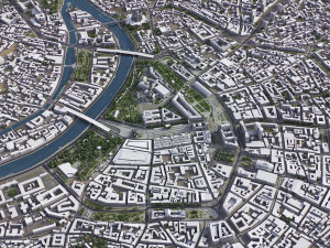 Moscow - 3D City Model 3D Модель