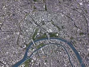 Moscow - 3D City Model 3D Модель