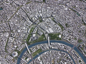 Moscow - 3D City Model 3D Модель