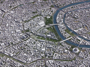 Moscow - 3D City Model 3D Модель
