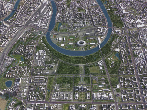 Moscow - 3D City Model 3D Модель