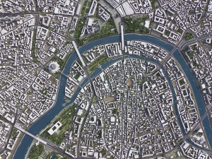 Moscow - 3D City Model 3D Модель