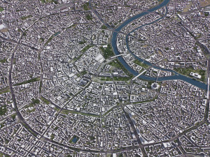 Moscow - 3D City Model 3D Модель