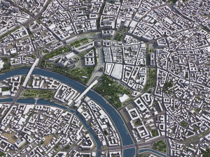 Moscow - 3D City Model 3D Модель