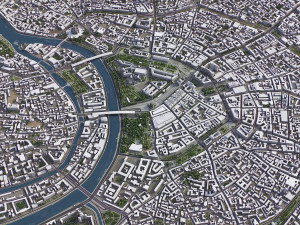 Moscow - 3D City Model 3D Модель