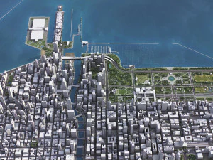 Chicago - 3D City Model 3D Model