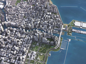 Chicago - 3D City Model Modèle 3D