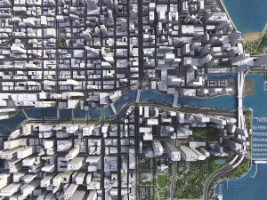 Chicago - 3D City Model 3D Model
