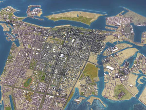 Abu Dhabi - 3D City Model 3D Model