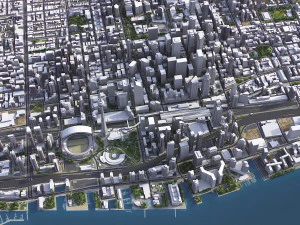 Toronto - 3D-Stadtmodell 3D Modell